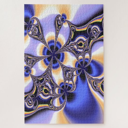 フラワーフラクタルパズル ジグソーパズル (縦)