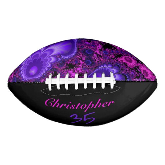 フラワーフラクタルフットボール アメリカンフットボール (正面)