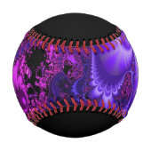 フラワーフラクタル野球 野球ボール (裏面)