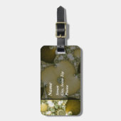 フラワーフラクタル ラゲッジタグ (正面縦)