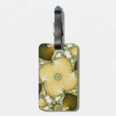 フラワーフラクタル ラゲッジタグ (裏面縦)