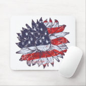 フラワーフラッグマウスパッド マウスパッド (マウス)