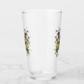 フラワーフラワーガラス（背景なし） タンブラーグラス (右)