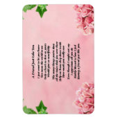 フラワーフレンドの詩マグネット マグネット (縦)