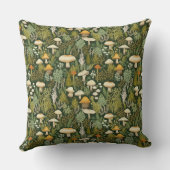 フラワーフローラキノコ自然ラブ装飾用クッション クッション (裏面)