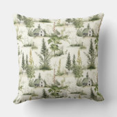 フラワーフローラワイルドフラワー自然ラブ装飾用クッション クッション (裏面)