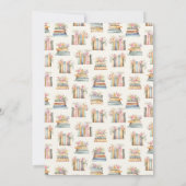 フラワーブックス卒業パーティー 招待状 (裏面)