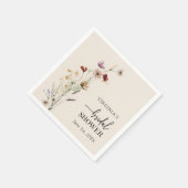 フラワーブライダルシャワーナプキン スタンダードカクテルナプキン (角)