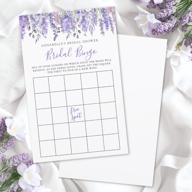 フラワーブライダルシャワービンゴゲーム (Floral Bridal Shower Bingo Game )