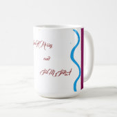 フラワーブライダルシャワー招待状 ワイルドフラワーブライダル コーヒーマグカップ (正面右)