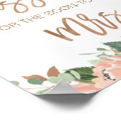 フラワーブライダルシャワー キスの数を当ててみて ポスター (角)