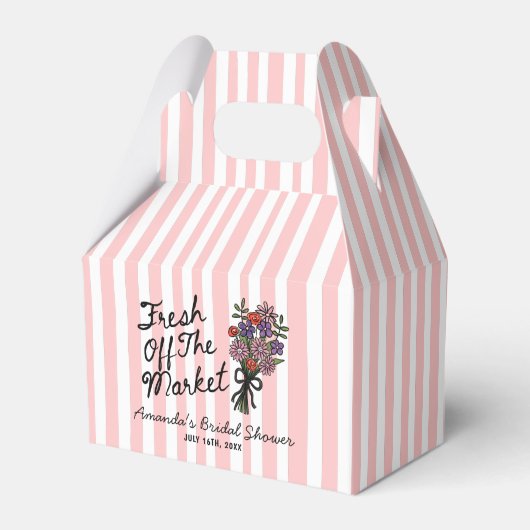 フラワーブライダルシャワー フェイバーボックス (正面サイド)