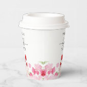 フラワーブライダルシャワー 紙コップ (右)