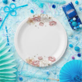 フラワーブライドトゥービー ブリダルシャワーペーパープレート ペーパープレート (パーティー)