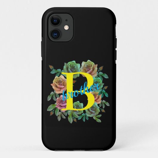 フラワーブラザーカスタムレター Case-Mate iPhoneケース (裏面)