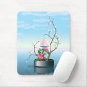 フラワーブランチ マウスパッド (マウス)