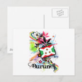 フラワーブルンジ ポストカード (正面/裏面)