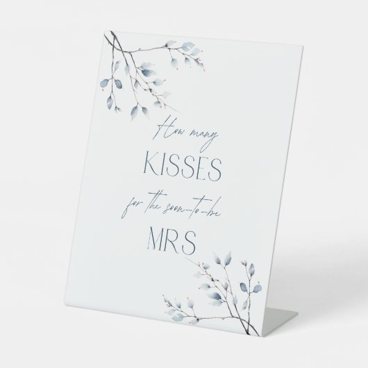 フラワーブルーウィンターボタニカルハウメニーキッシズ 台座サイン (正面)