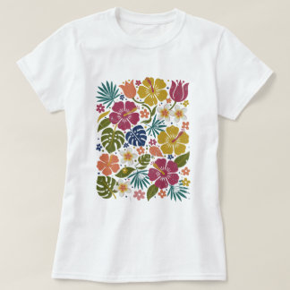 フラワーブルーム 女性用Tシャツ Tシャツ