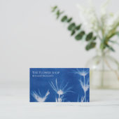 フラワーブルー名刺 名刺 (スタンド正面)
