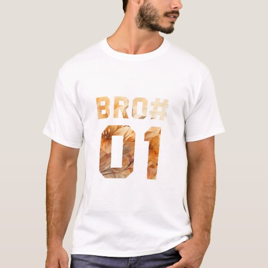 フラワーブロ01 Tシャツ (正面)