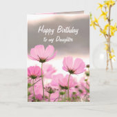 フラワーブーケドータークリスチャン カード (黄色い花)