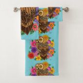 フラワーブーケフクロウ バスタオルセット (インサイチュ)