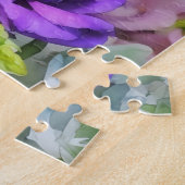 フラワーブーケフローラウォータースタイルアート ジグソーパズル (側面)