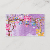 フラワーブーケフローリスト 名刺 (裏面)