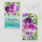 フラワーブーケフローリスト 名刺 (正面/裏面)