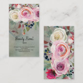 フラワーブーケフローリスト 名刺 (正面/裏面)