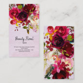 フラワーブーケフローリスト 名刺 (正面/裏面)