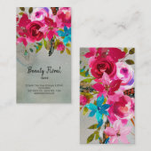 フラワーブーケフローリスト 名刺 (正面/裏面)