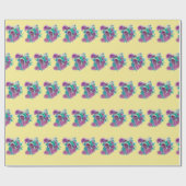 フラワーブーケラッピング紙 ラッピングペーパー (フラット)