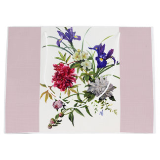 フラワーブーケ抱き枕 ラージペーパーバッグ