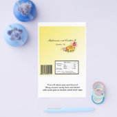 フラワーブーケ結婚の大きいハーシーのラッパー チラシ (シングル)