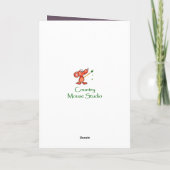 フラワーブーケ継母誕生日カード カード (裏面)