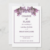 フラワーブーケ ウェディング延期 保存日付 シーズンカード (正面)