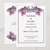 フラワーブーケ ウェディング 延期 保存 日付 シーズンカード (正面/裏面)