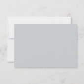 フラワーブーケ ウェディング RSVP 返信ハガキ (裏面)