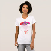 フラワーブーケ Tシャツ (正面フル)