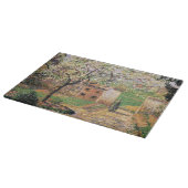 フラワープラムの木、エラグニーカミーユピサロ カッティングボード (角)