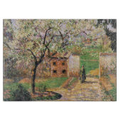 フラワープラムの木、エラグニーカミーユピサロ カッティングボード (正面)