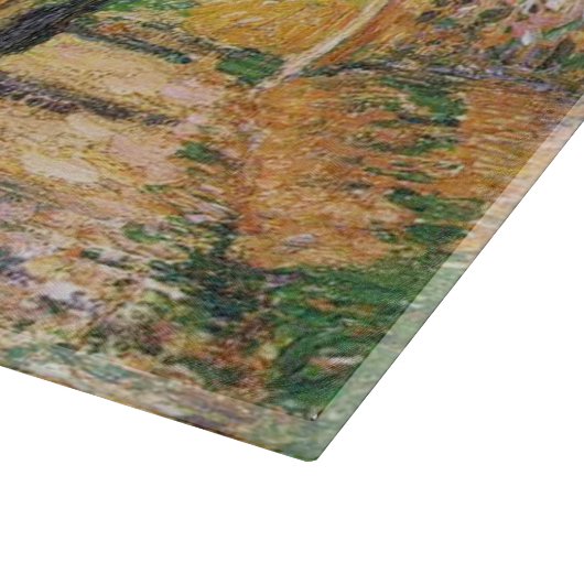 フラワープラムの木、エラグニーカミーユピサロ カッティングボード (角)