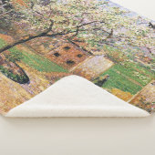 フラワープラムの木、エラグニーカミーユピサロ シェルパブランケット (3/4)