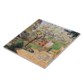 フラワープラムの木、エラグニーカミーユピサロ タイル (側面)