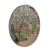 フラワープラムの木、エラグニーカミーユピサロ ダーツボード (正面左)