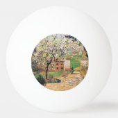 フラワープラムの木、エラグニーカミーユピサロ 卓球ボール (正面)