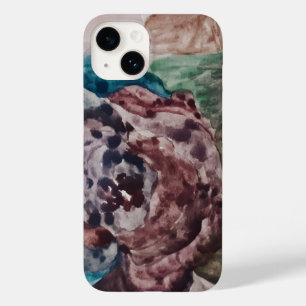 フラワープリンセスパステルネイビーブルー赤面ピンクフローラ Case-Mate iPhone 14ケース