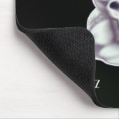 フラワープリントカスタマイズ可能な名前マウスパッド マウスパッド (コーナー)